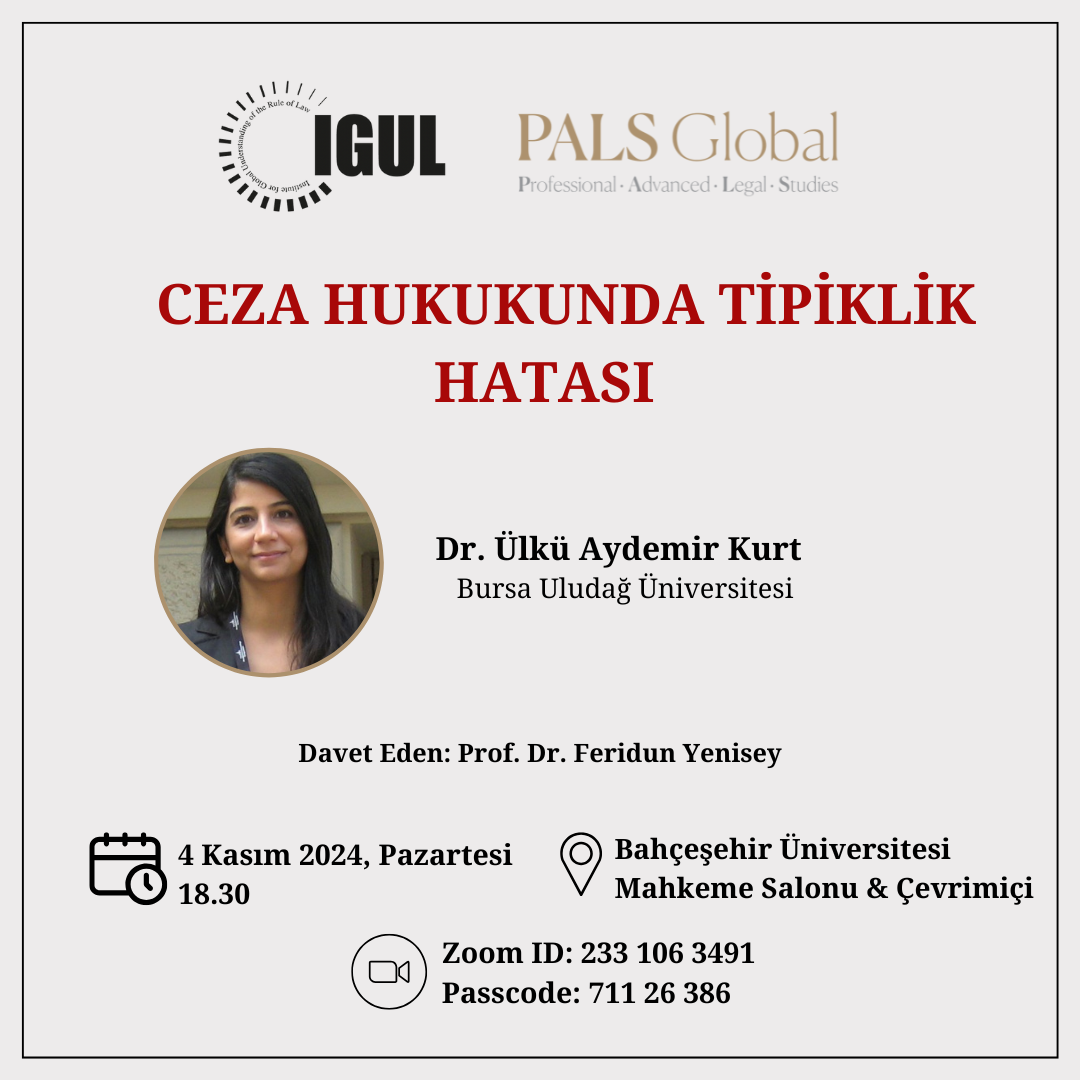 Ceza Hukukunda Tipiklik Hatası